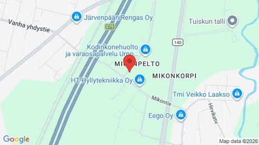 Büros zur Miete i Järvenpää - kort over placeringen