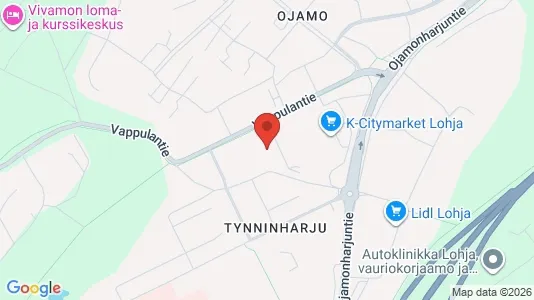 Varastot Vuokrattavana i Lohja - Kuva Google Street Viewstä