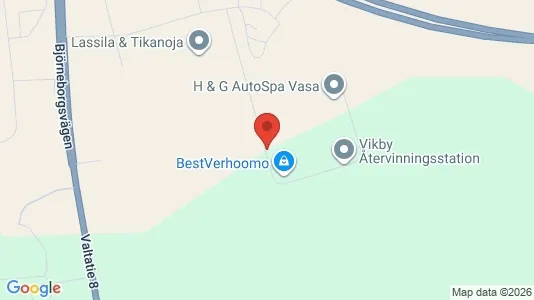 Lagerlokaler til leje i Mustasaari - Foto fra Google Street View
