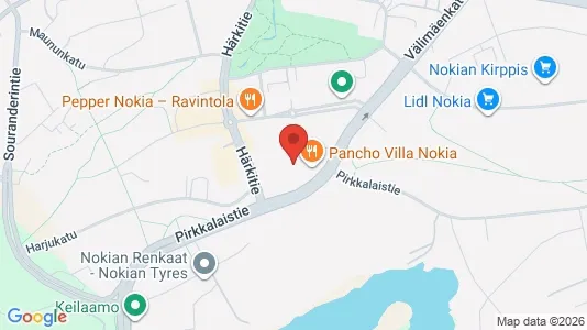 Varastot Vuokrattavana i Nokia - Kuva Google Street Viewstä