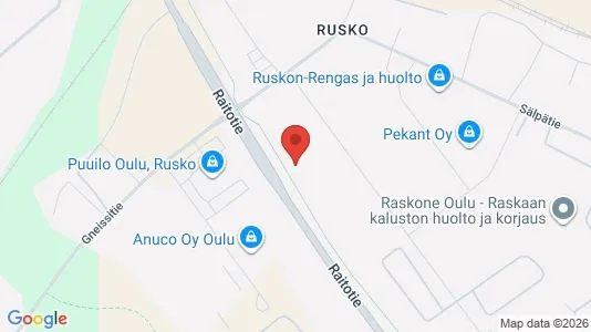 Büros zur Miete i Oulu – Foto von Google Street View