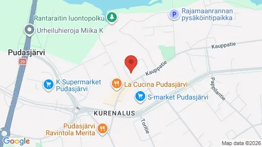 Lokaler til leje i Pudasjärvi - Foto fra Google Street View