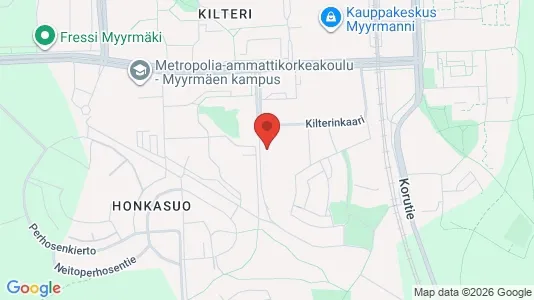 Commercial properties for rent i Vantaa - kort over placeringen