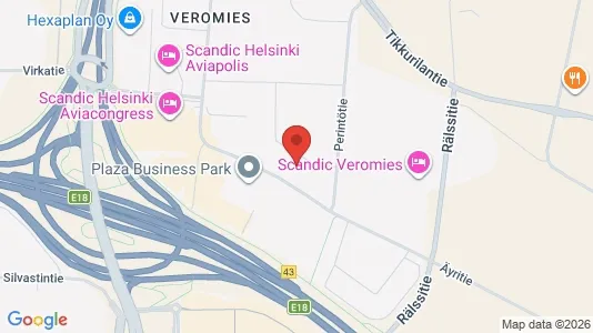 Toimistotilat Vuokrattavana i Vantaa - Kuva Google Street Viewstä