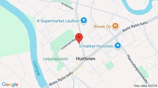 Toimistotilat Vuokrattavana i Huittinen - kort over placeringen