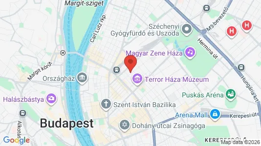 Büros zur Miete i Budapest Terézváros – Foto von Google Street View