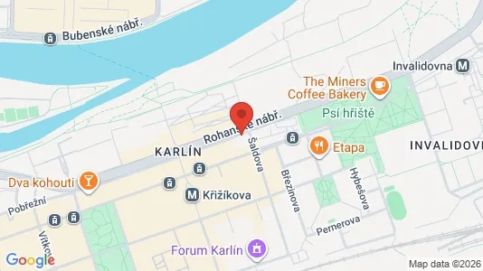 Lokaler til leje i Prag 8 - Foto fra Google Street View