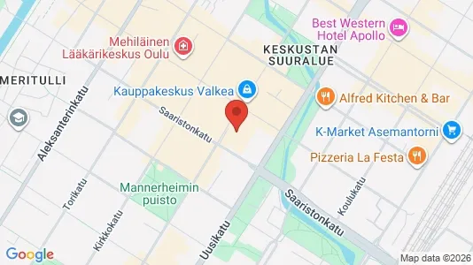 Værkstedslokaler til leje i Oulu - Foto fra Google Street View