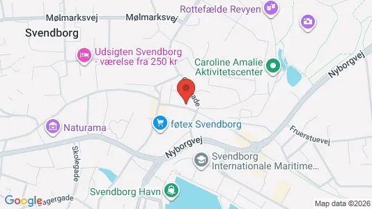 Toimistotilat Vuokrattavana i Svendborg - Kuva Google Street Viewstä
