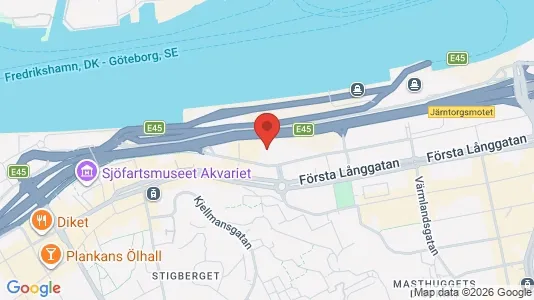 Kontorslokaler för uthyrning i Göteborg Centrum - kort over placeringen