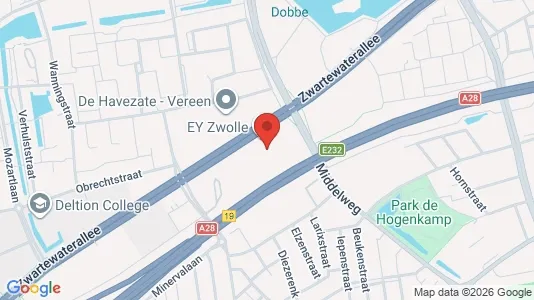 Office spaces for rent i Zwolle - kort over placeringen