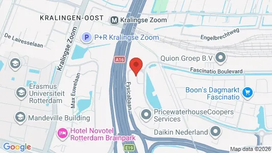 Gewerbeflächen zur Miete i Rotterdam Prins Alexander - kort over placeringen
