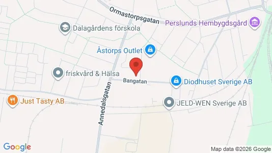 Toimistotilat Vuokrattavana i Åstorp - Kuva Google Street Viewstä