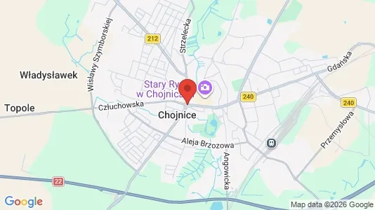 Tiendas En alquiler i Chojnicki - kort over placeringen