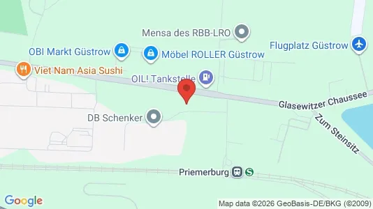 Varastot Vuokrattavana i Rostock - Kuva Google Street Viewstä