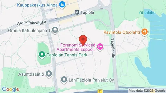 Office spaces for rent i Espoo - kort over placeringen