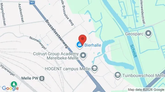 Toimistotilat Vuokrattavana i Melle - kort over placeringen