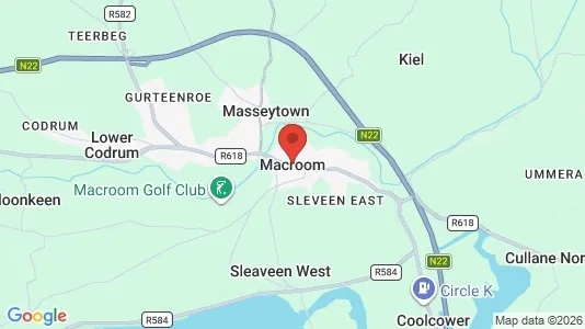 Verkstedhaller til leie i Macroom – Bilde fra Google Street View