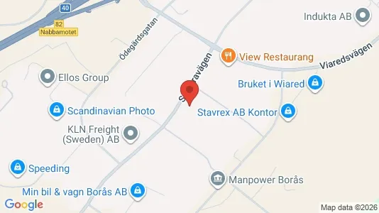 Gewerbeflächen zur Miete i Borås – Foto von Google Street View