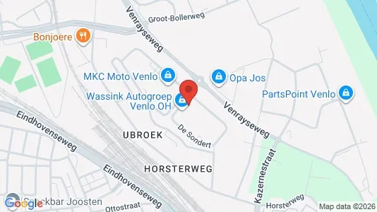 Gewerbeflächen zur Miete i Venlo - kort over placeringen