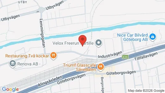Varastot Vuokrattavana i Partille - Kuva Google Street Viewstä