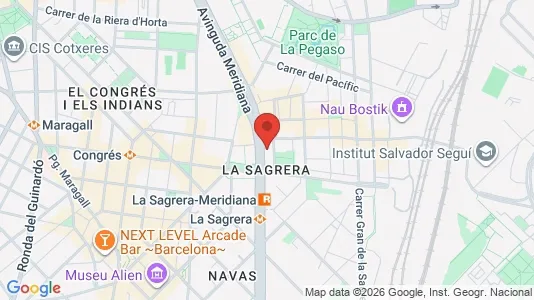 Lokaler til leje i Barcelona Sant Andreu - kort over placeringen