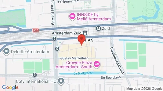 Office spaces for rent i Amsterdam Zuideramstel - kort over placeringen
