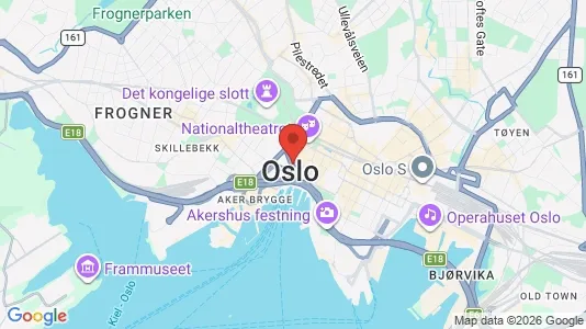 Kaupat Vuokrattavana i Oslo Sentrum - Kuva Google Street Viewstä