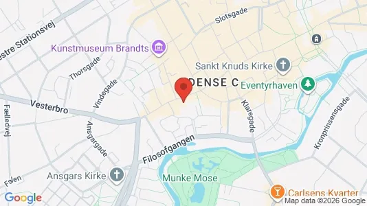 Clinics Vuokrattavana i Odense C - Kuva Google Street Viewstä