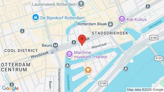 Lokaler til leje i Rotterdam Centrum - Foto fra Google Street View