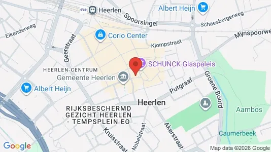 Lokaler til leje i Heerlen - kort over placeringen