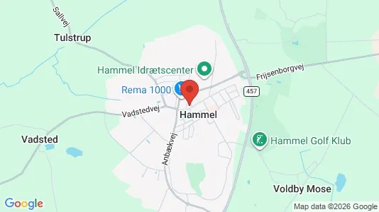 Kaupat Vuokrattavana i Hammel - Kuva Google Street Viewstä