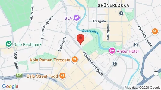 Office spaces for rent i Oslo Grünerløkka - kort over placeringen