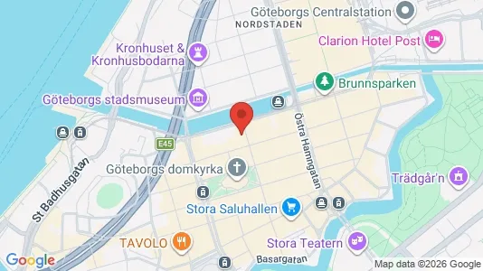 Kontorlokaler til leje i Gøteborg Centrum - Foto fra Google Street View