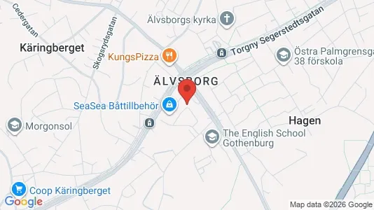 Kontorer til leie i Göteborg V - kort over placeringen