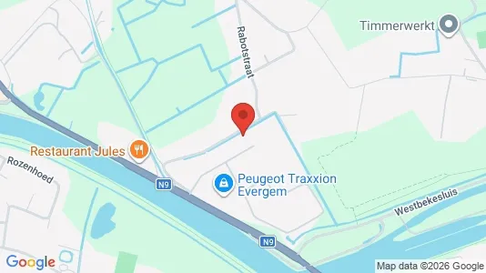 Toimistotilat Vuokrattavana i Evergem - Kuva Google Street Viewstä