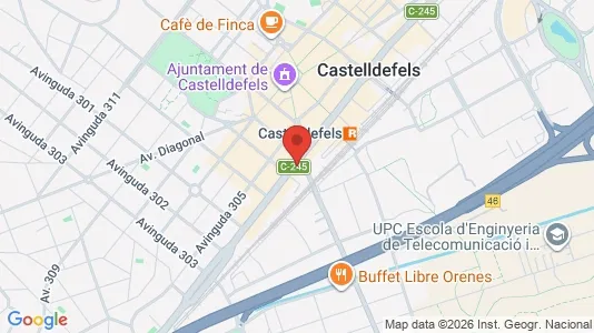 Lokaler til leie i Castelldefels – Bilde fra Google Street View
