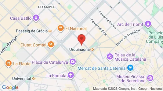Lokaler til leje i Barcelona Eixample - Foto fra Google Street View