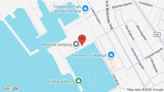 Varastot Vuokrattavana i Esbjerg - Kuva Google Street Viewstä