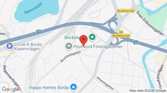 Kontorslokaler för uthyrning i Borås – Foto från Google Street View