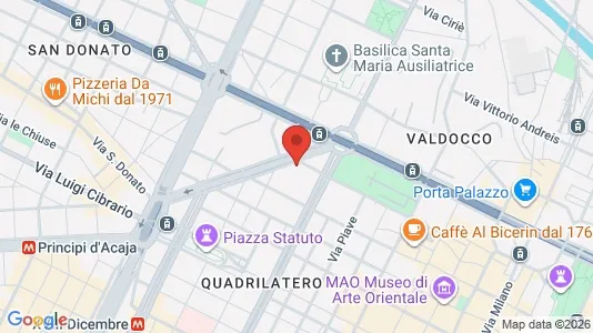 Kontorer til leie i Torino – Bilde fra Google Street View