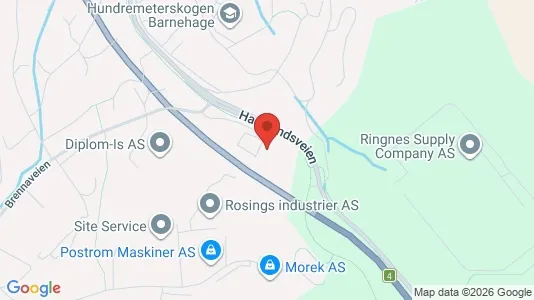 Varastot Vuokrattavana i Nittedal - Kuva Google Street Viewstä