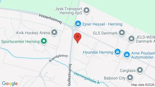 Varastot Vuokrattavana i Herning - Kuva Google Street Viewstä