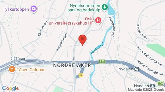 Büros zur Miete i Oslo Nordre Aker – Foto von Google Street View