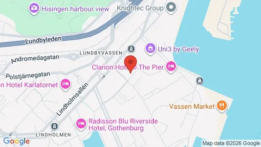 Kontorlokaler til leje i Lundby - kort over placeringen
