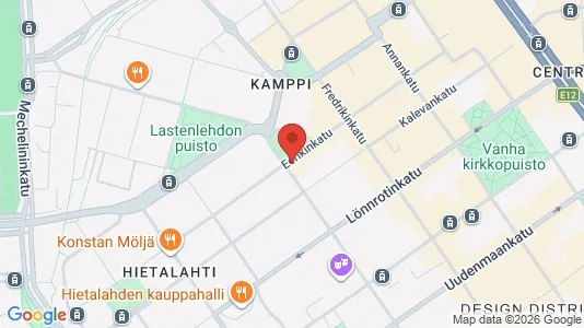 Büros zur Miete i Helsinki Eteläinen - kort over placeringen