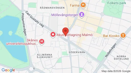 Kontorlokaler til leje i Malmø Centrum - Foto fra Google Street View