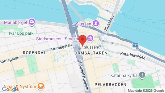 Liikekiinteistöt Vuokrattavana i Södermalm - kort over placeringen