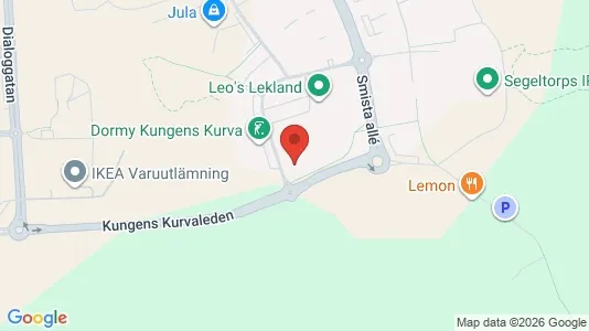 Gewerbeflächen zur Miete i Huddinge – Foto von Google Street View