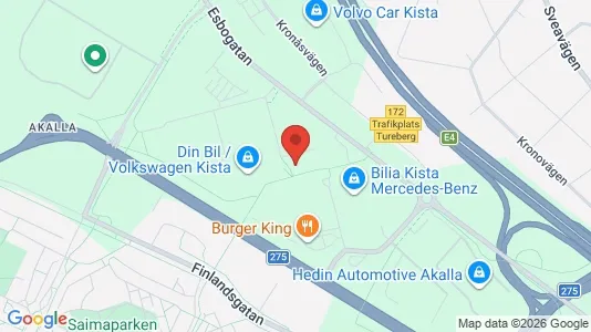 Kontorslokaler för uthyrning i Västerort - kort over placeringen